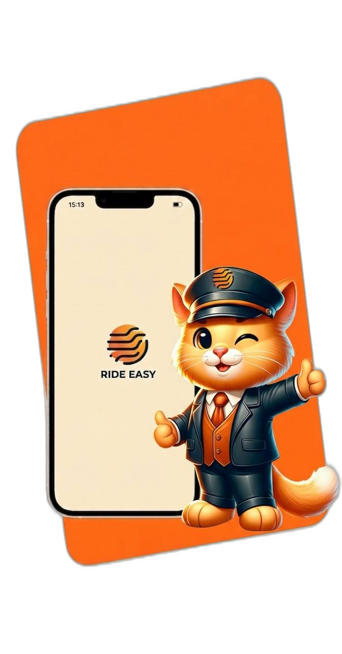 RideEasy chauffeur mascotte